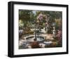 Garden Fountain-T^ C^ Chiu-Framed Art Print