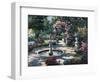 Garden Fountain-T^ C^ Chiu-Framed Art Print