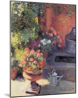 Garden Fountain-Edward Noott-Mounted Poster