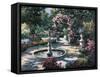 Garden Fountain-unknown Chiu-Framed Stretched Canvas