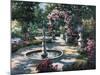 Garden Fountain-unknown Chiu-Mounted Art Print