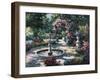 Garden Fountain-unknown Chiu-Framed Art Print