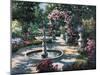 Garden Fountain-unknown Chiu-Mounted Art Print