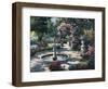 Garden Fountain-unknown Chiu-Framed Art Print