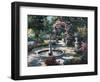 Garden Fountain-unknown Chiu-Framed Art Print