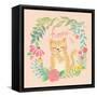 Garden Friends III-Mary Urban-Framed Stretched Canvas