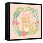 Garden Friends III-Mary Urban-Framed Stretched Canvas