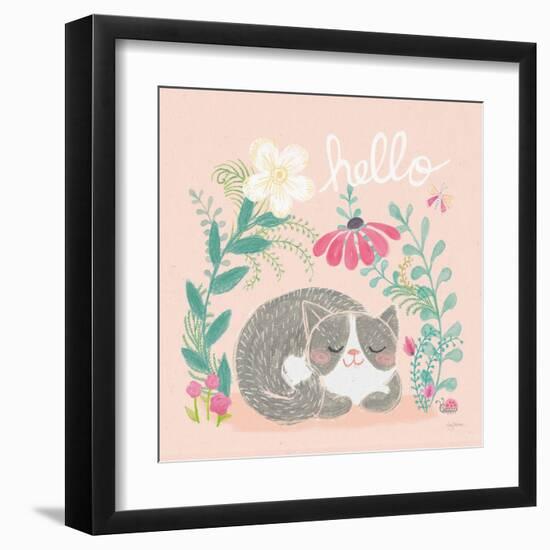 Garden Friends VI-Mary Urban-Framed Art Print