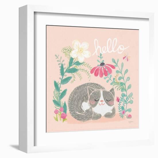 Garden Friends VI-Mary Urban-Framed Art Print