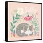 Garden Friends VI-Mary Urban-Framed Stretched Canvas