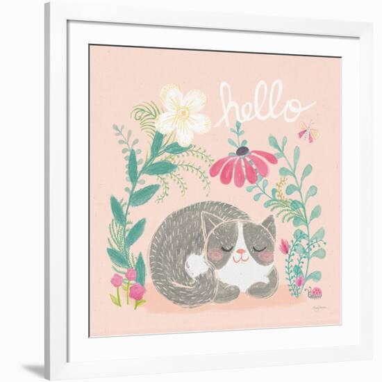 Garden Friends VI-Mary Urban-Framed Art Print