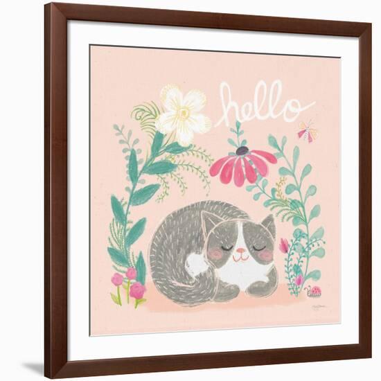 Garden Friends VI-Mary Urban-Framed Art Print