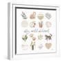 Garden Friends VII-Laura Marshall-Framed Art Print