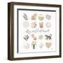 Garden Friends VII-Laura Marshall-Framed Art Print