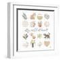 Garden Friends VII-Laura Marshall-Framed Art Print