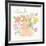 Garden Friends White II Smile-Mary Urban-Framed Art Print