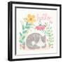 Garden Friends White VI-Mary Urban-Framed Art Print