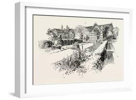 Garden Front of the House in Which Shakespeare Was Born-null-Framed Giclee Print