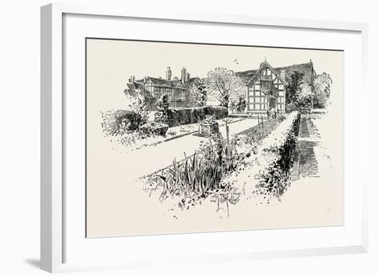 Garden Front of the House in Which Shakespeare Was Born-null-Framed Giclee Print