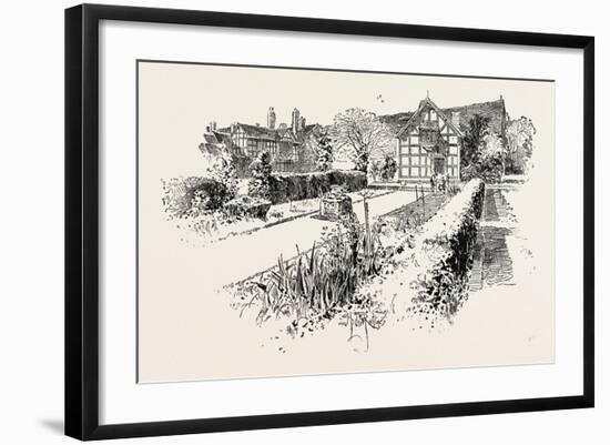 Garden Front of the House in Which Shakespeare Was Born-null-Framed Giclee Print