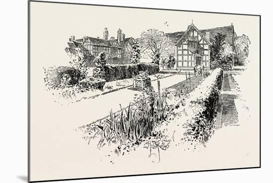 Garden Front of the House in Which Shakespeare Was Born-null-Mounted Giclee Print