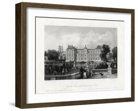 Garden-Front of the Luxembourg, Paris, France, 1875-E Radclyffe-Framed Giclee Print