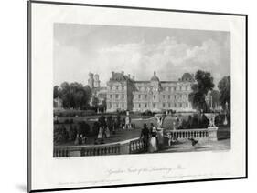 Garden-Front of the Luxembourg, Paris, France, 1875-E Radclyffe-Mounted Giclee Print