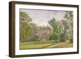 Garden Front of Wandsworth Manor House, St John's Hill, Wandsworth, London, 1887-John Crowther-Framed Giclee Print