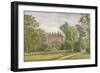 Garden Front of Wandsworth Manor House, St John's Hill, Wandsworth, London, 1887-John Crowther-Framed Giclee Print