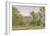 Garden Front of Wandsworth Manor House, St John's Hill, Wandsworth, London, 1887-John Crowther-Framed Giclee Print