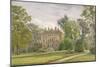 Garden Front of Wandsworth Manor House, St John's Hill, Wandsworth, London, 1887-John Crowther-Mounted Giclee Print