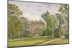 Garden Front of Wandsworth Manor House, St John's Hill, Wandsworth, London, 1887-John Crowther-Mounted Giclee Print