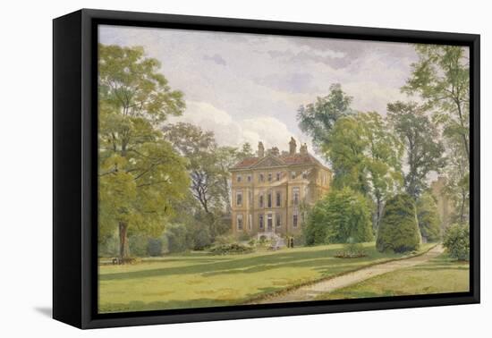 Garden Front of Wandsworth Manor House, St John's Hill, Wandsworth, London, 1887-John Crowther-Framed Stretched Canvas