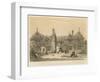 Garden Front, Speke, Lancashire-Joseph Nash-Framed Giclee Print