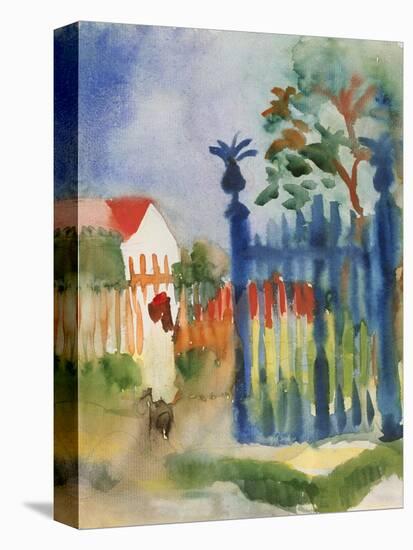 Garden Gate, 1914-Auguste Macke-Stretched Canvas