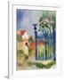 Garden Gate, 1914-Auguste Macke-Framed Giclee Print