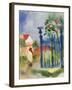 Garden Gate, 1914-Auguste Macke-Framed Giclee Print