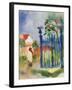 Garden Gate, 1914-Auguste Macke-Framed Giclee Print