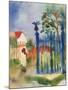 Garden Gate, 1914-Auguste Macke-Mounted Giclee Print