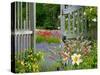 Garden Gate, Bainbridge Island, Washington, USA-Don Paulson-Stretched Canvas