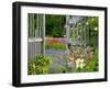 Garden Gate, Bainbridge Island, Washington, USA-Don Paulson-Framed Photographic Print