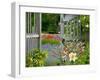 Garden Gate, Bainbridge Island, Washington, USA-Don Paulson-Framed Photographic Print