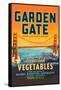 Garden Gate Selected Vegetables-null-Framed Stretched Canvas