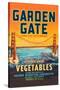 Garden Gate Selected Vegetables-null-Stretched Canvas