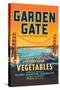 Garden Gate Selected Vegetables-null-Stretched Canvas