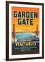 Garden Gate Selected Vegetables-null-Framed Art Print