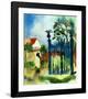 Garden Gate-Auguste Macke-Framed Art Print