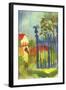 Garden Gate-Auguste Macke-Framed Art Print