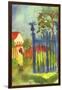 Garden Gate-Auguste Macke-Framed Art Print