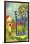 Garden Gate-Auguste Macke-Framed Art Print